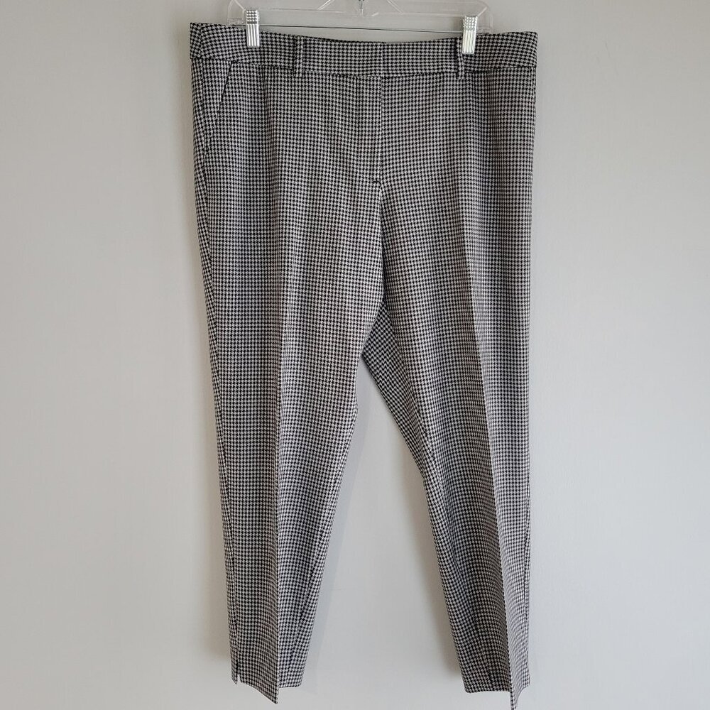 NWT Talbots Hampshire Ankle Pants - Houndstooth Size 14P - Picture 4 of 14